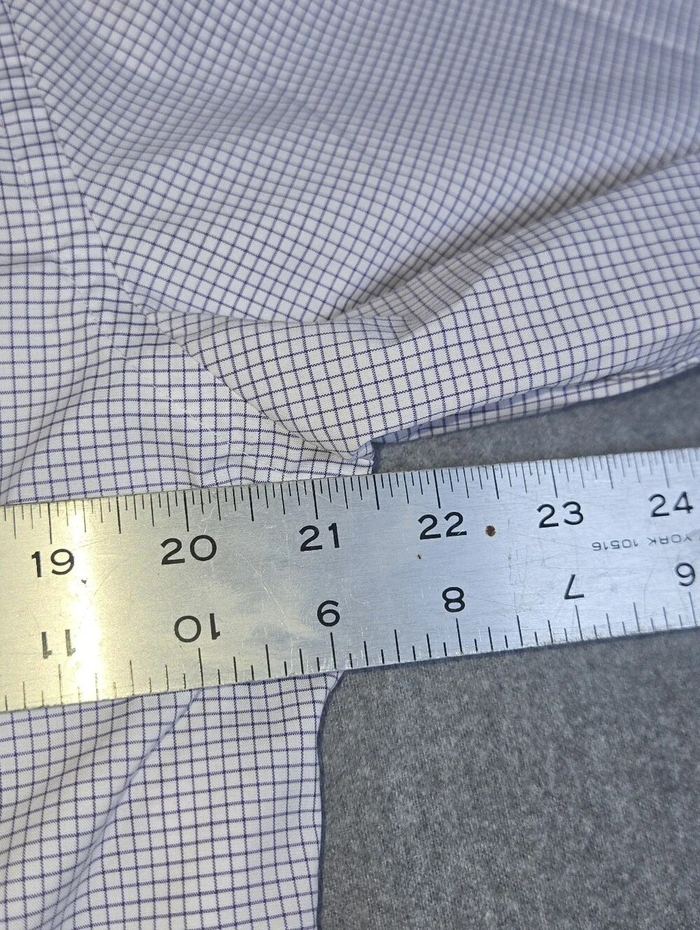 ​J.Crew Ludlow Classic Fit Dress Shirt - Purple White Windowpane Check - 15 34